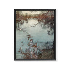 Fairies by Arthur Rackham from "PeterPan in Kensington Gardens," 1906 Framed Canvas Print Gallery Image 6