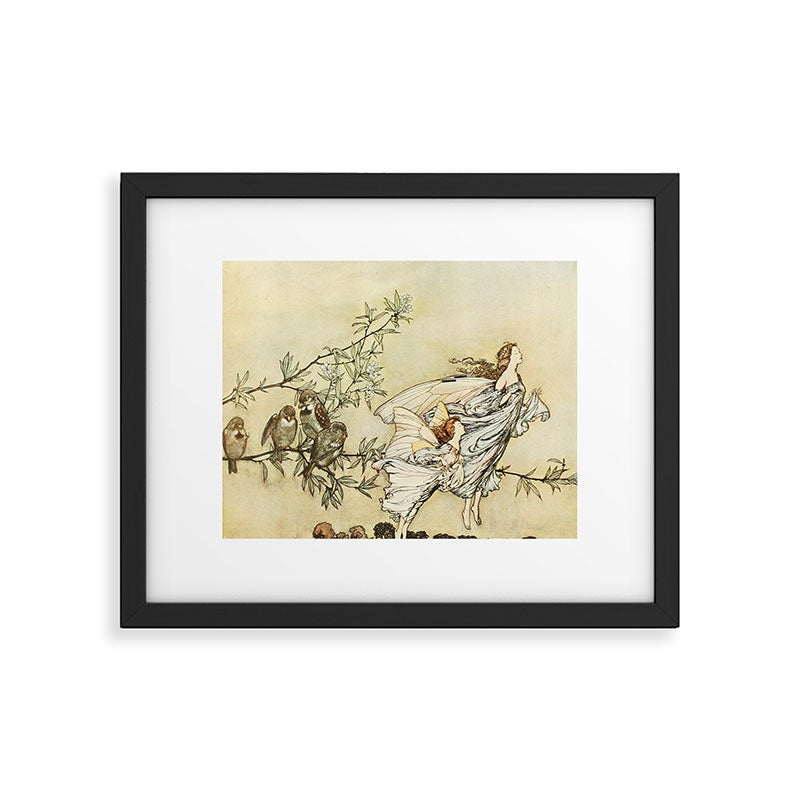 Fairies by Arthur Rackham from "PeterPan in Kensington Gardens," 1906 Framed Art Print Gallery Image 6