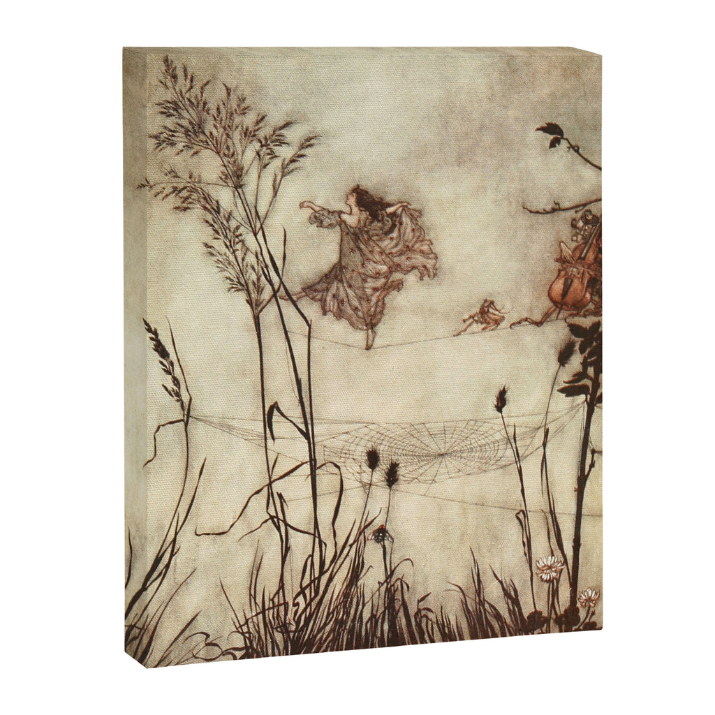 Fairy by Arthur Rackham from "PeterPan in Kensington Gardens," 1906 Canvas Print Gallery Image 6