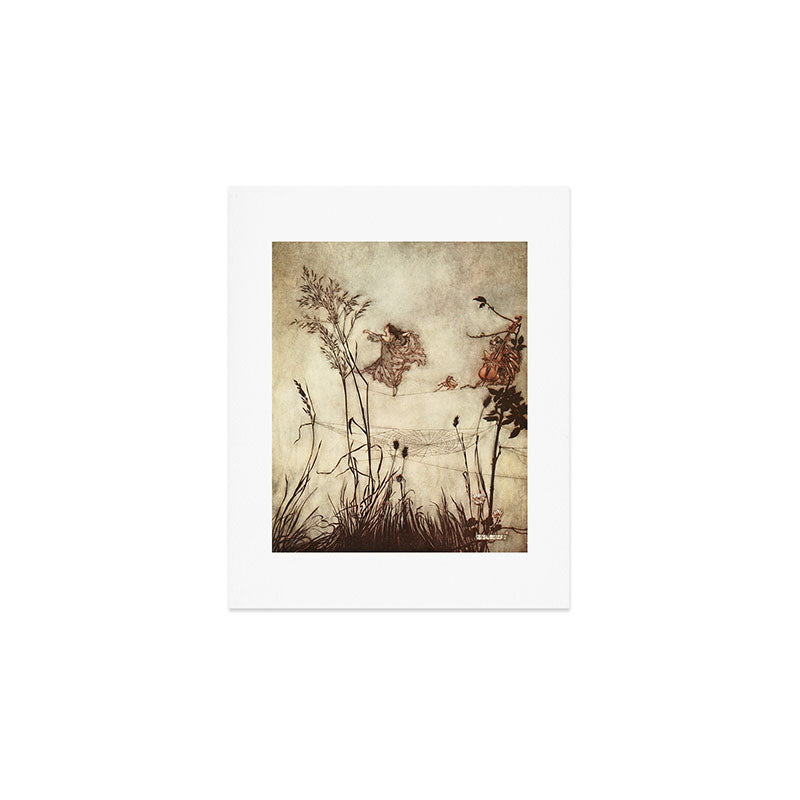 Fairy by Arthur Rackham from "PeterPan in Kensington Gardens," 1906 Art Print Gallery Image 1