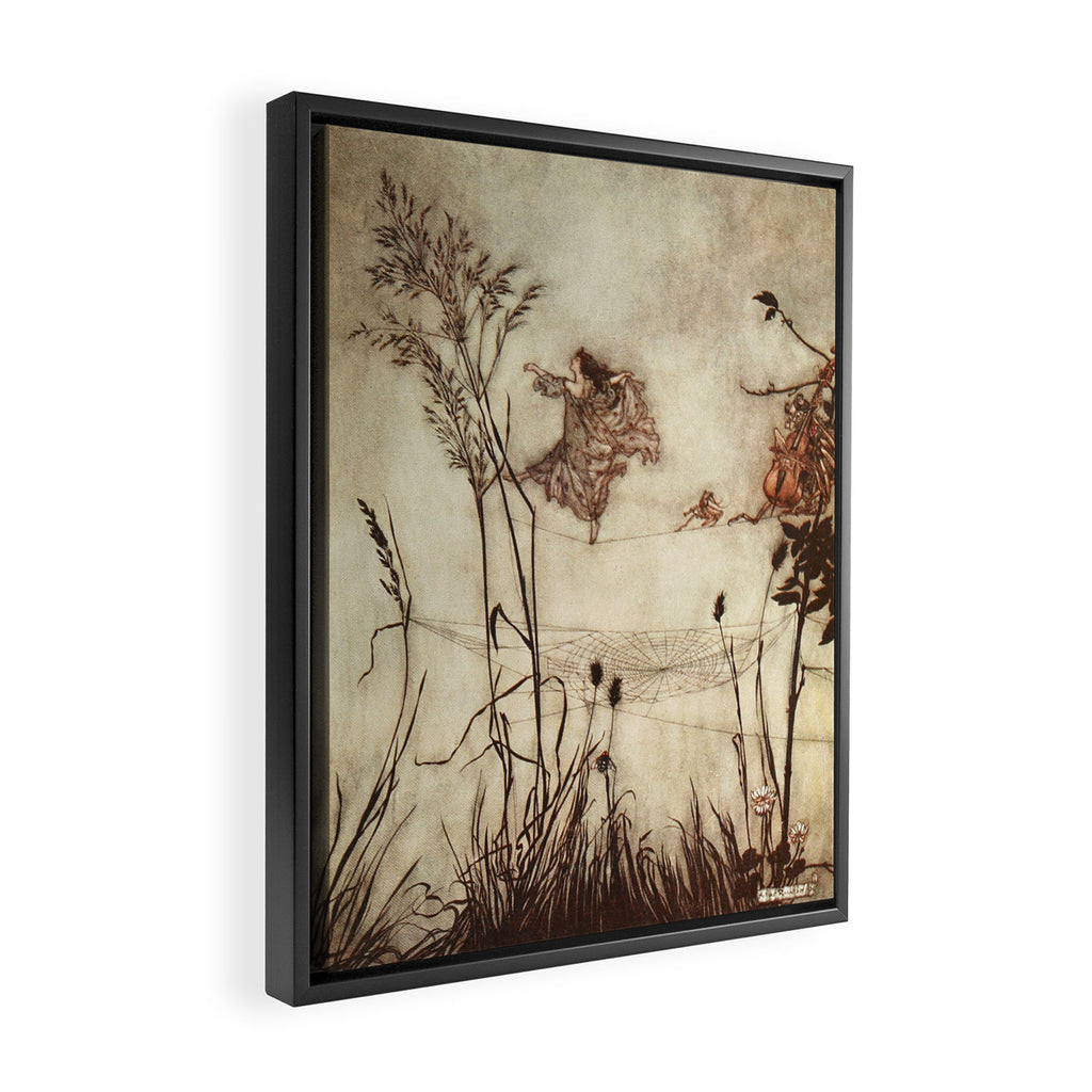 Fairy by Arthur Rackham from "PeterPan in Kensington Gardens," 1906 Framed Canvas Print Gallery Image 2
