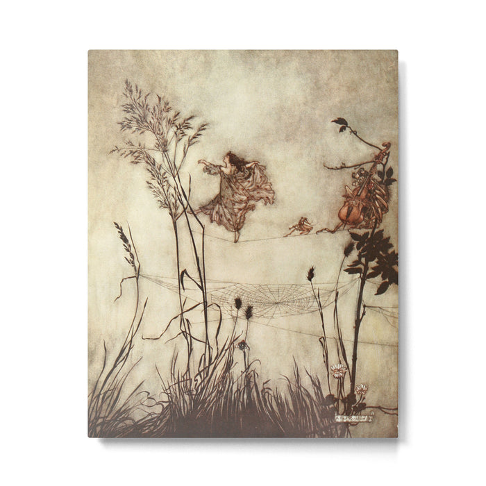 Fairy by Arthur Rackham from "PeterPan in Kensington Gardens," 1906 Metal Print Gallery Image 1