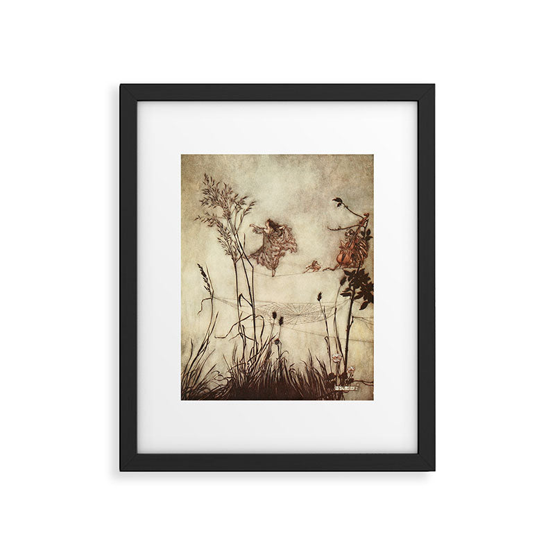 Fairy by Arthur Rackham from "PeterPan in Kensington Gardens," 1906 Framed Art Print Gallery Image 4