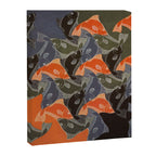 Fish ("Regular Divisions of the Plane Drawing #20") by M.C. Escher Canvas Print Gallery Image 8