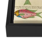 Fishes from Louis Renard's "Poissons, ecrevisses et crabes" (1754) Framed Canvas Print Gallery Image 3