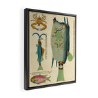 Fishes from Louis Renard's "Poissons, ecrevisses et crabes" (1754) Framed Canvas Print Gallery Image 2