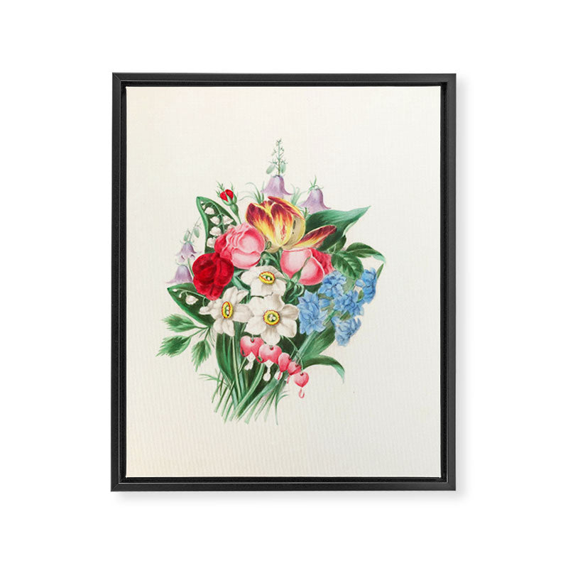  Flowers by Clarissa Munger Badger, "Floral Belles," 1866 (benefitting The Nature Conservancy) Framed Canvas Print Gallery Image 6