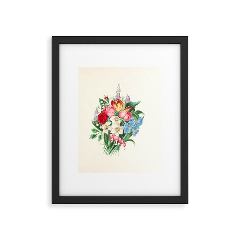  Flowers by Clarissa Munger Badger, "Floral Belles," 1866 (benefitting The Nature Conservancy) Framed Art Print Gallery Image 5