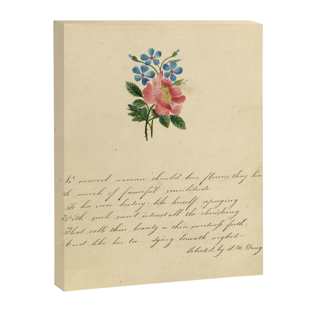 Flowers by Sarah Mapps Douglass, 1833 Canvas Print Gallery Image 6