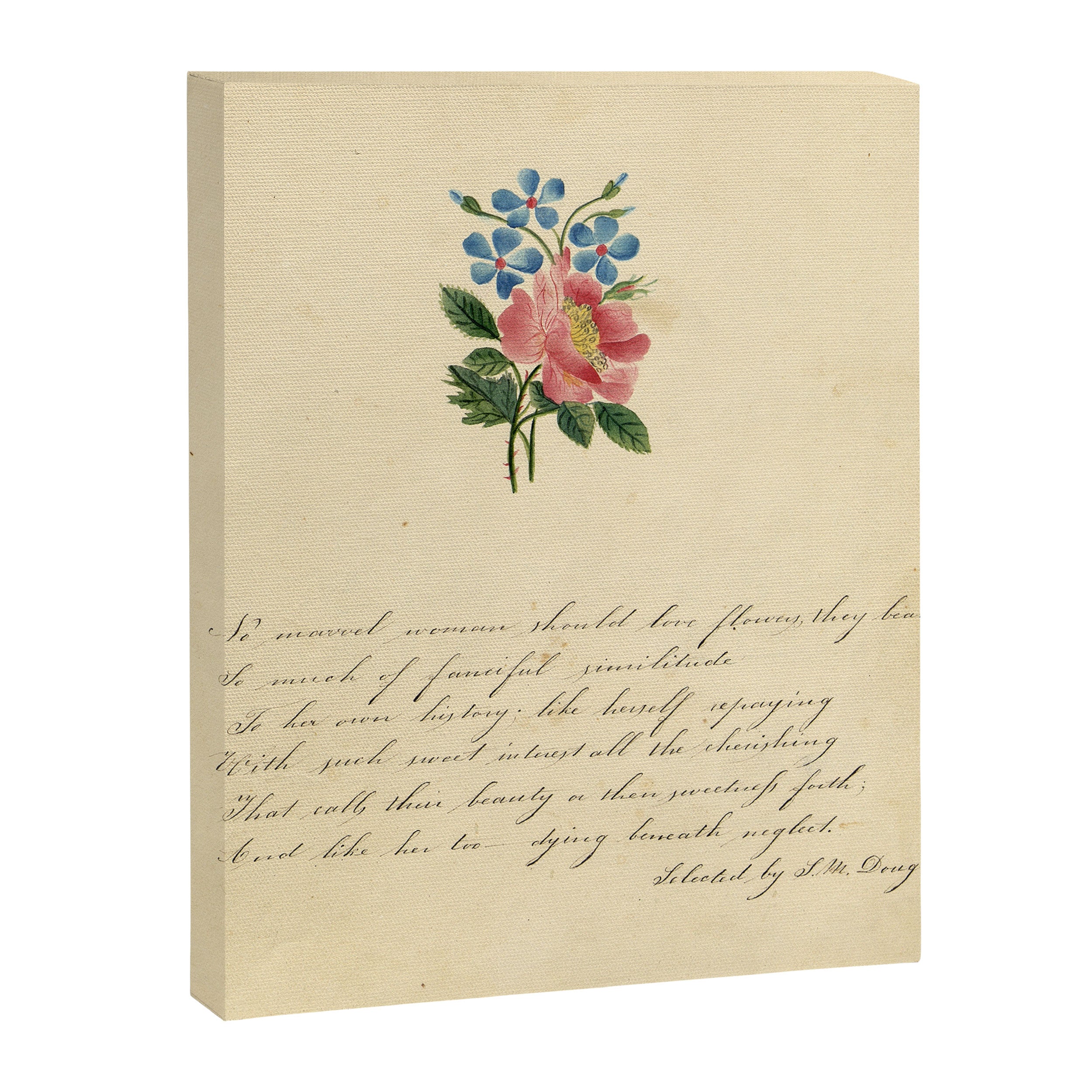 Flowers by Sarah Mapps Douglass, 1833 Canvas Print Gallery Image 6