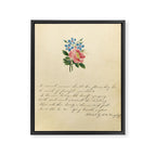 Flowers by Sarah Mapps Douglass, 1833 Framed Canvas Print Gallery Image 6