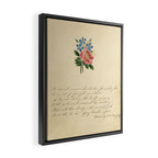 Flowers by Sarah Mapps Douglass, 1833 Framed Canvas Print Gallery Image 2