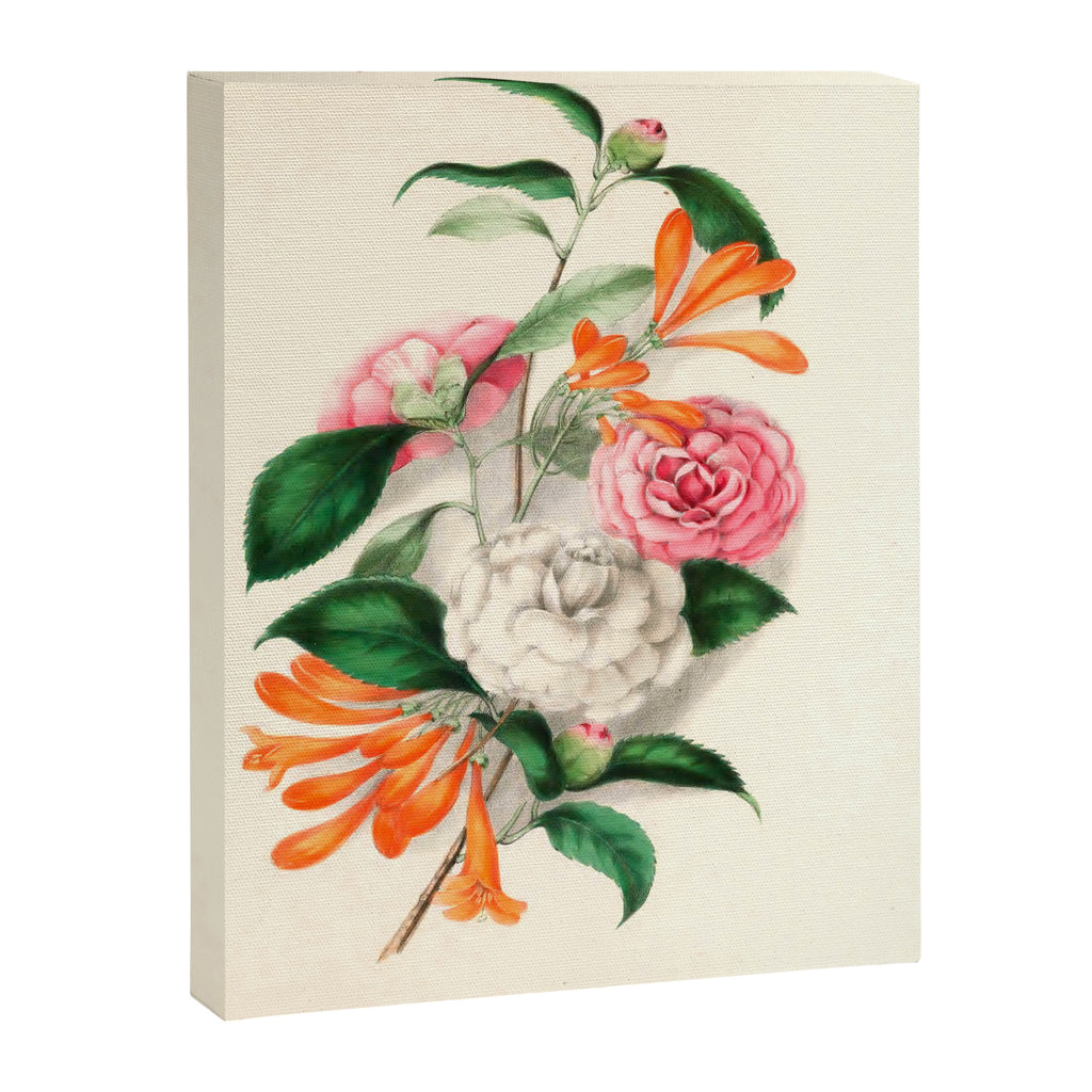 Flowers from "Floral Belles" by Clarissa Munger Badger, 1866 (benefitting The Nature Conservancy) Canvas Print Gallery Image 6