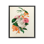 Flowers from "Floral Belles" by Clarissa Munger Badger, 1866 (benefitting The Nature Conservancy) Framed Canvas Print Gallery Image 6