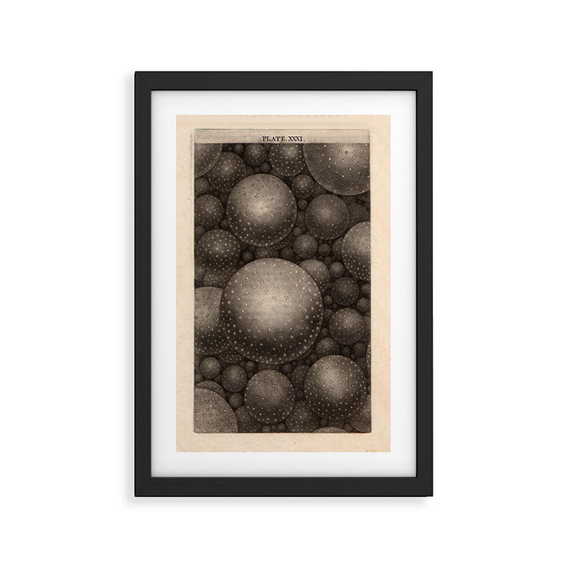 Galaxies from Thomas Wright's "An Original Theory or New Hypothesis of the Universe," 1750 Framed Art Print Gallery Image 2