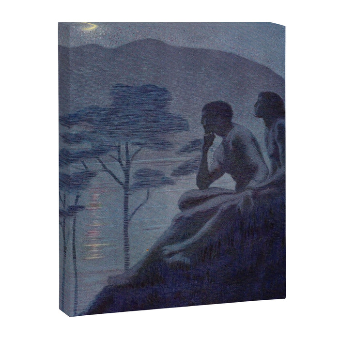 "Give me nights perfectly quiet... and I looking up at the stars" (Margaret C Cook, Leaves of Grass) Canvas Print Gallery Image 1