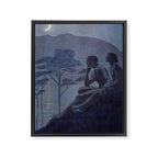 "Give me nights perfectly quiet... and I looking up at the stars" (Margaret C Cook, Leaves of Grass) Framed Canvas Print Gallery Image 6