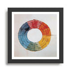 Goethe's color wheel (1809) Framed Art Print Gallery Image 1