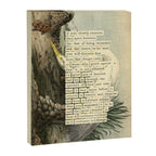 Great White Egret Divination from # An Almanac of Birds # Divinations for Uncertain Days Canvas Print Gallery Image 6