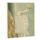 Great White Heron Divination from # An Almanac of Birds # Divinations for Uncertain Days Canvas Print Gallery Image 6