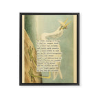Great White Heron Divination from # An Almanac of Birds # Divinations for Uncertain Days Framed Canvas Print Gallery Image 6