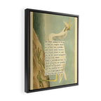 Great White Heron Divination from # An Almanac of Birds # Divinations for Uncertain Days Framed Canvas Print Gallery Image 2