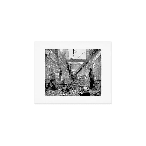 Holland House Library After The Blitz (London, 1940) Art Print Gallery Image 1