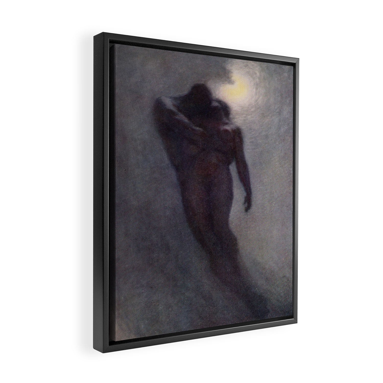 "How calm, how solemn it grows to ascend the atmosphere of lovers" (Margaret C. Cook, 1913) Framed Canvas Print Gallery Image 2
