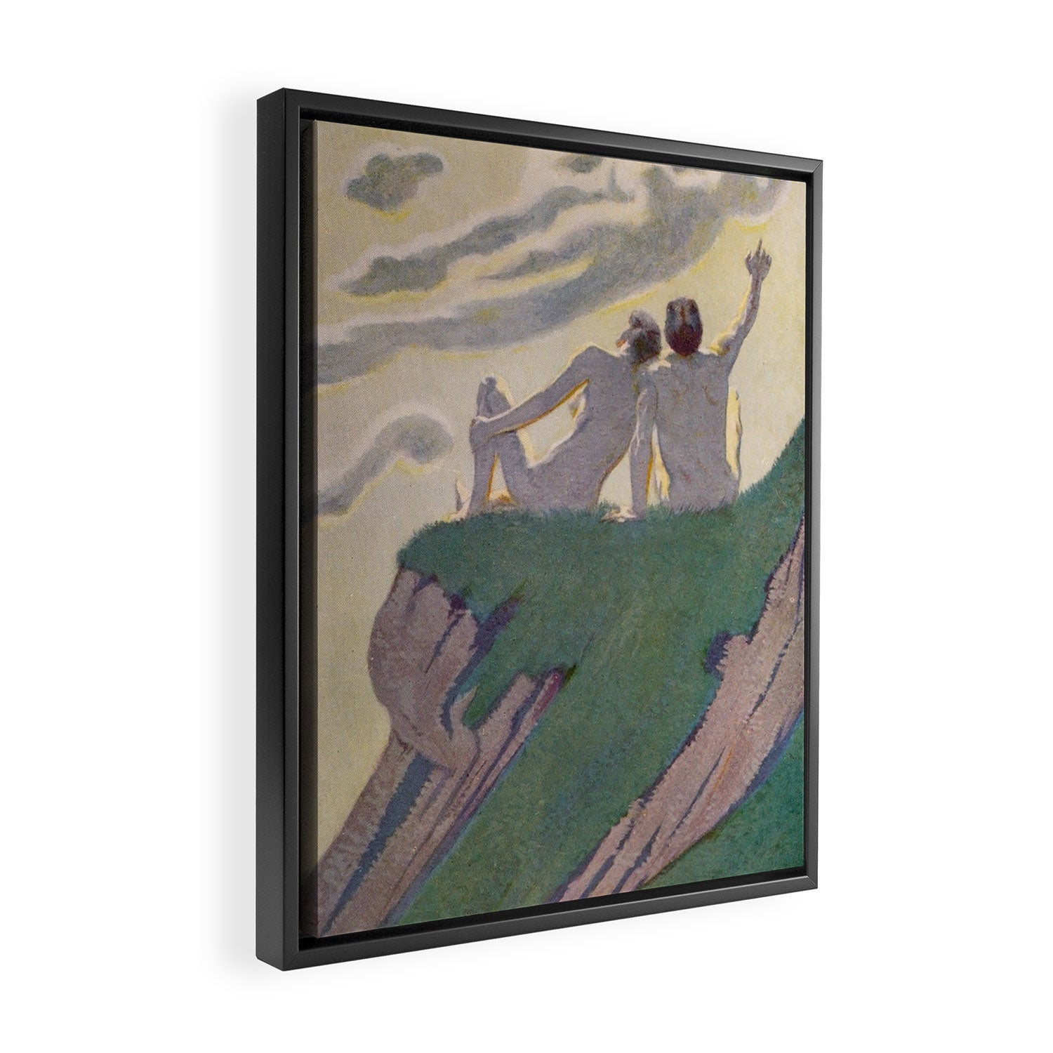 "I do not know what it is except that it is grand, and that it is happiness" (Margaret C Cook, 1913) Framed Canvas Print Gallery Image 2
