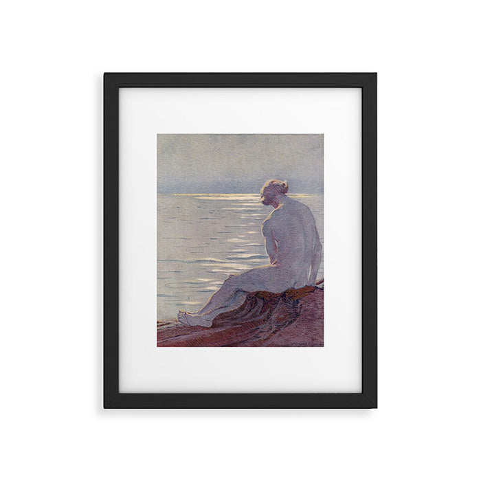"I musing late in the autumn day" (Margaret C. Cook, Leaves of Grass, 1913) Framed Art Print Gallery Image 1
