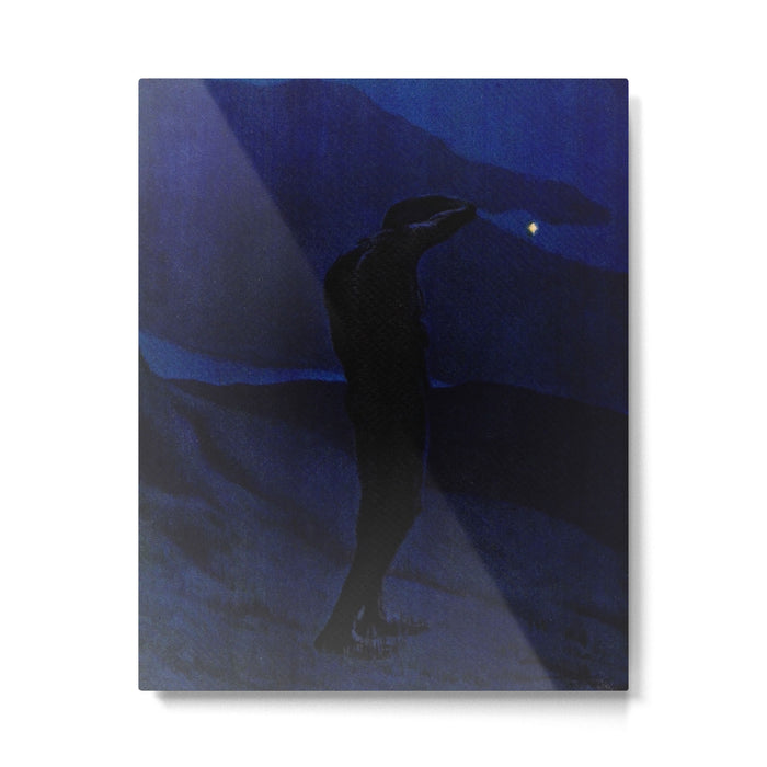 "I see... great cloud-masses... with at times half-dimm'd sadden'd far-off star" (Margaret C. Cook) Metal Print Gallery Image 1
