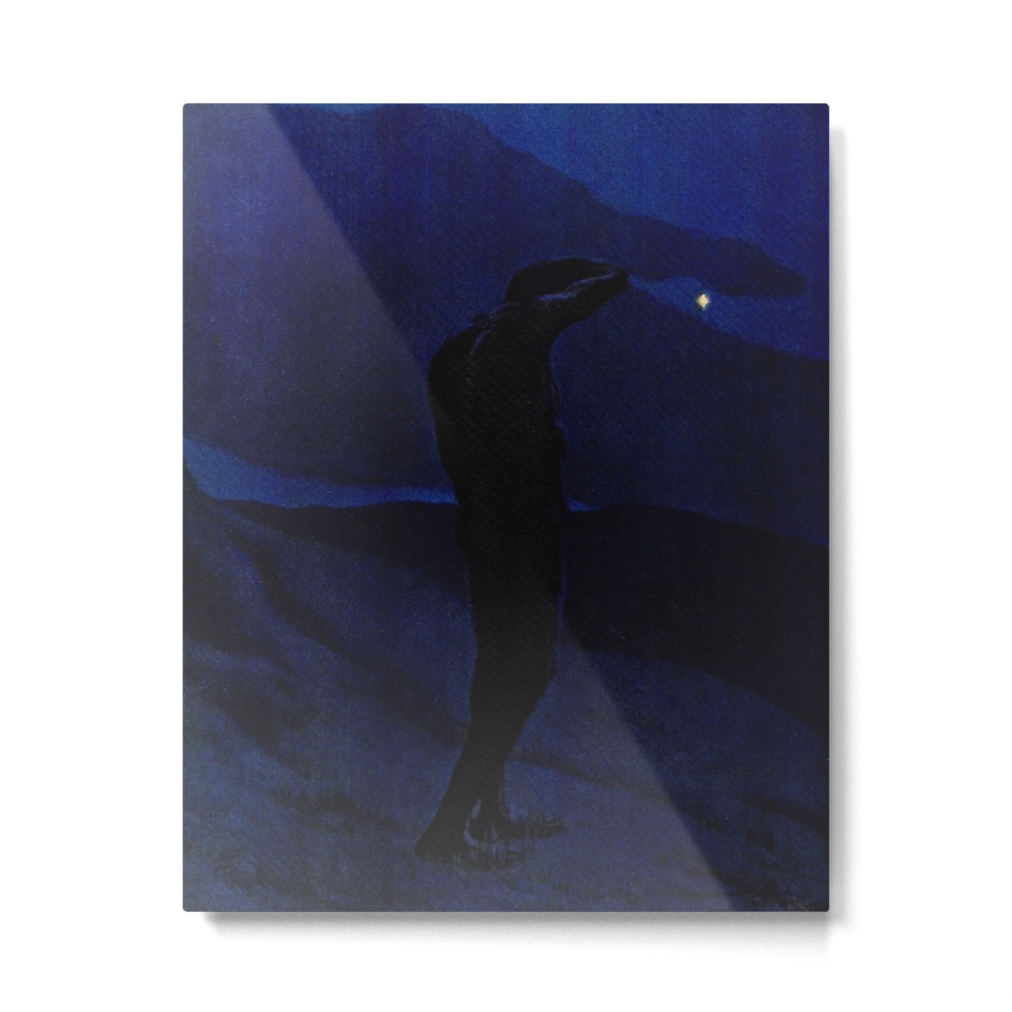 "I see... great cloud-masses... with at times half-dimm'd sadden'd far-off star" (Margaret C. Cook) Metal Print Gallery Image 4