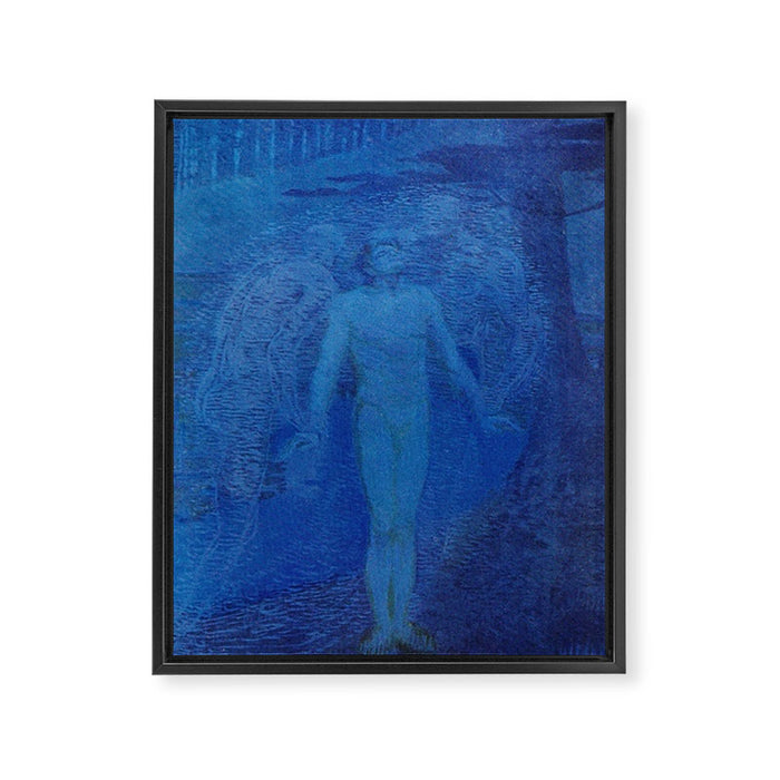 "I too with my soul and body, We, a curious trio, wandering on our way" Framed Canvas Print Gallery Image 1