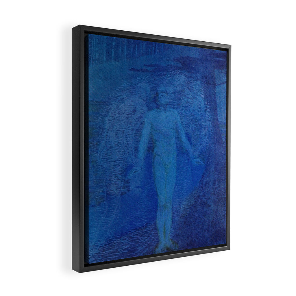 "I too with my soul and body, We, a curious trio, wandering on our way" Framed Canvas Print Gallery Image 2