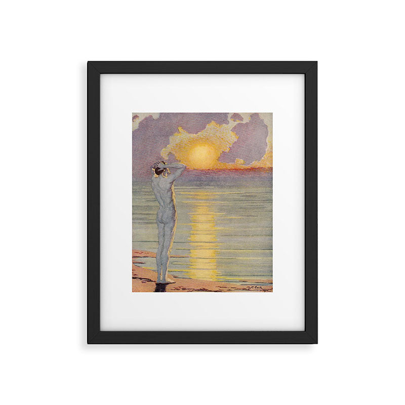 "I will confront these shows of the day and night" (Margaret C. Cook, Leaves of Grass, 1913) Framed Art Print Gallery Image 4