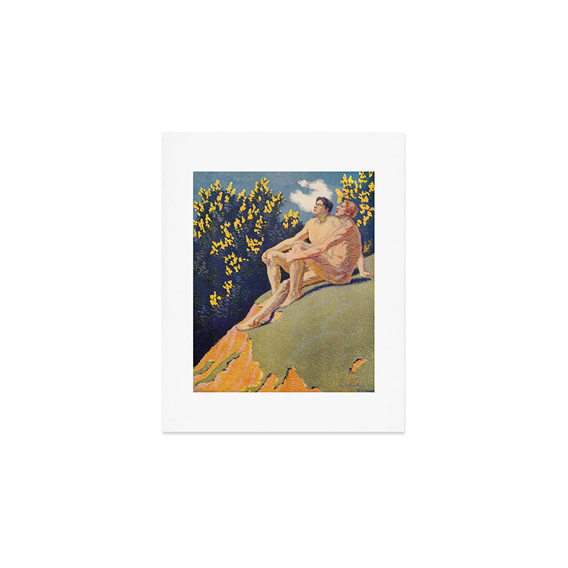 "I will sing the song of companionship" (Margaret C. Cook, Leaves of Grass, 1913) Art Print Gallery Image 1