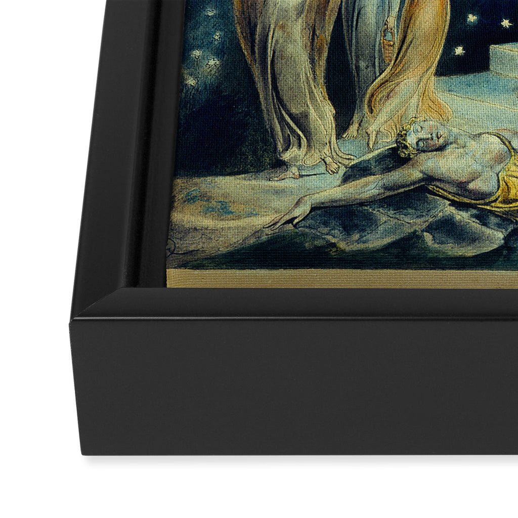 "Jacob's Dream" by William Blake (1805) Framed Canvas Print Gallery Image 3