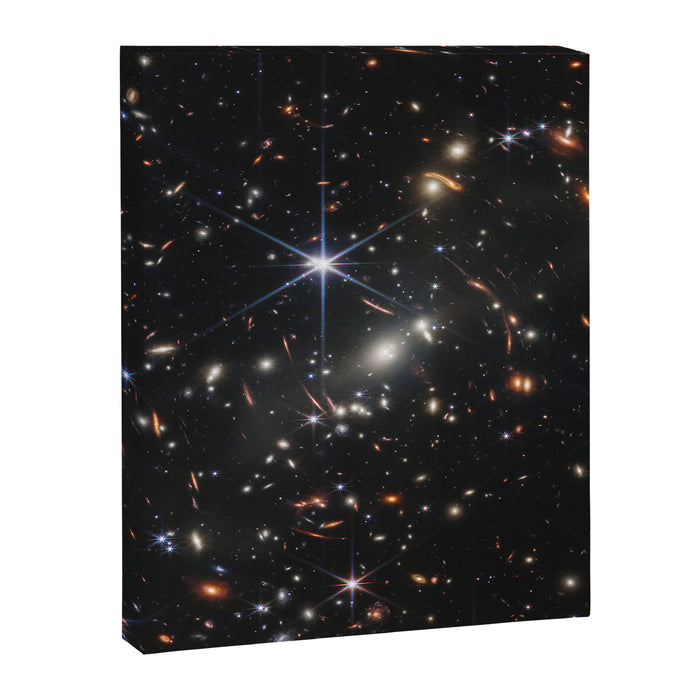 James Webb Space Telescope First Deep Field: Galaxy Cluster SMACS 0723  Canvas Print Gallery Image 1