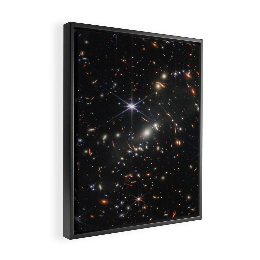James Webb Space Telescope First Deep Field: Galaxy Cluster SMACS 0723  Framed Canvas Print Gallery Image 2