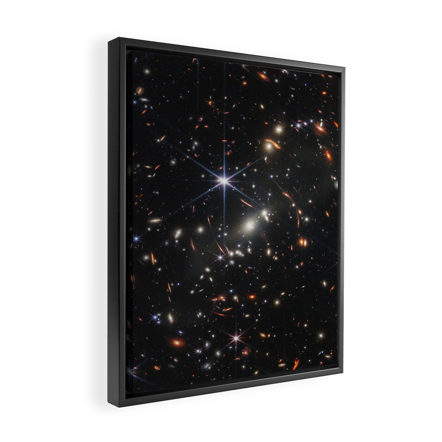 James Webb Space Telescope First Deep Field: Galaxy Cluster SMACS 0723  Framed Canvas Print Gallery Image 2