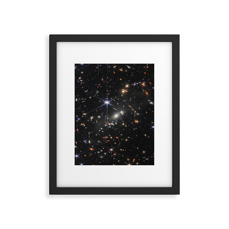 James Webb Space Telescope First Deep Field: Galaxy Cluster SMACS 0723  Framed Art Print Gallery Image 4