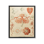 Jellyfish by Ernst Haeckel from his monograph of deep-sea medusae (1879) Framed Canvas Print Gallery Image 6