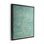 Jellyfish by Ernst Haeckel from his monograph of deep-sea medusae (1879) Framed Canvas Print Gallery Image 2