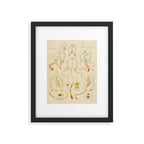 Jellyfish by Ernst Haeckel from his monograph of deep-sea medusae (1879) Framed Art Print Gallery Image 5