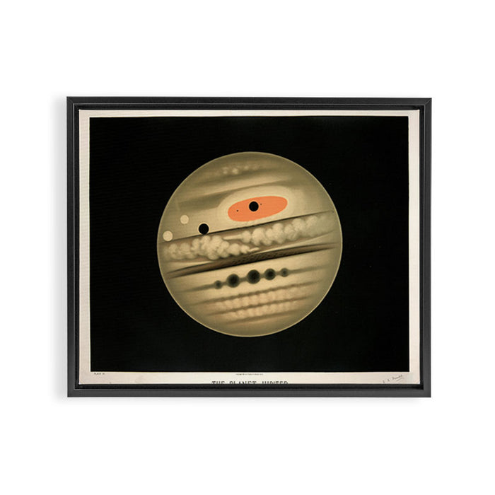 Jupiter by Étienne Léopold Trouvelot (1880) Framed Canvas Print Gallery Image 1