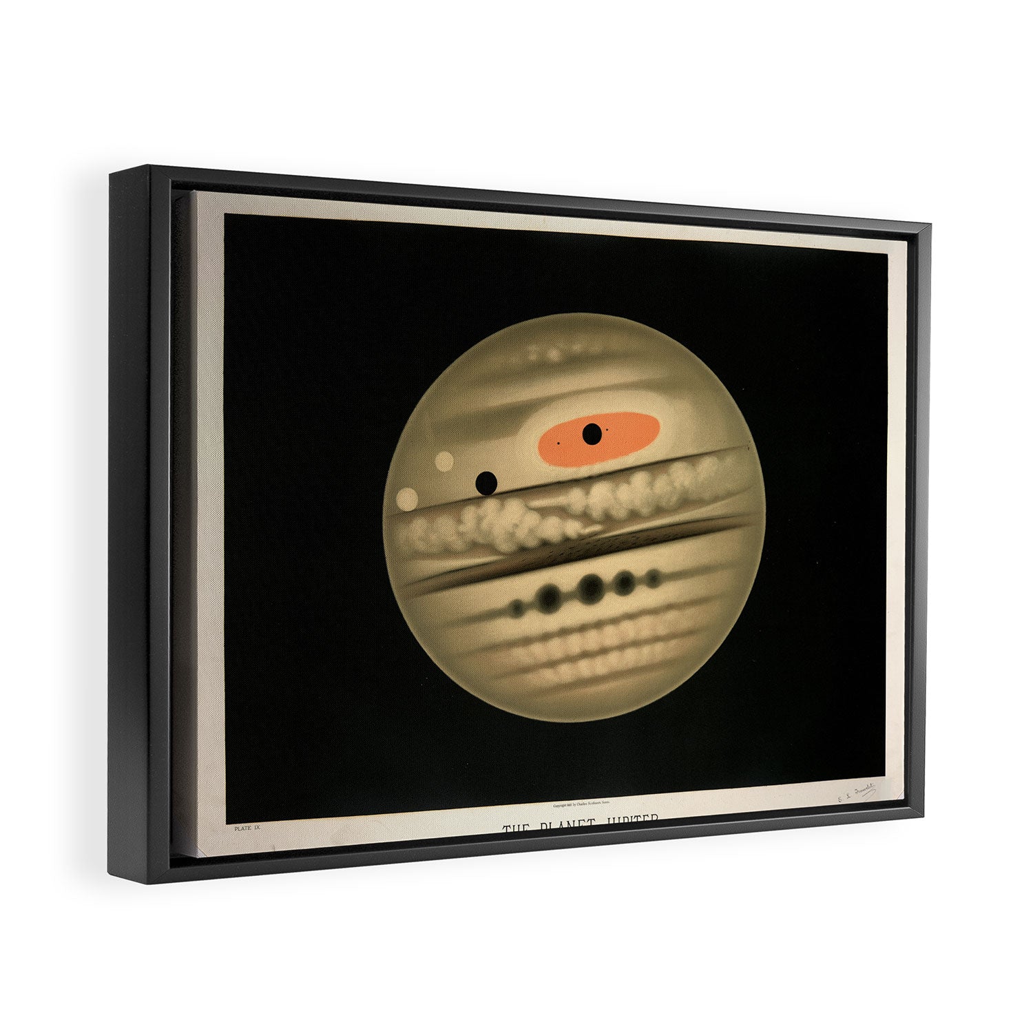 Jupiter by Étienne Léopold Trouvelot (1880) Framed Canvas Print Gallery Image 2