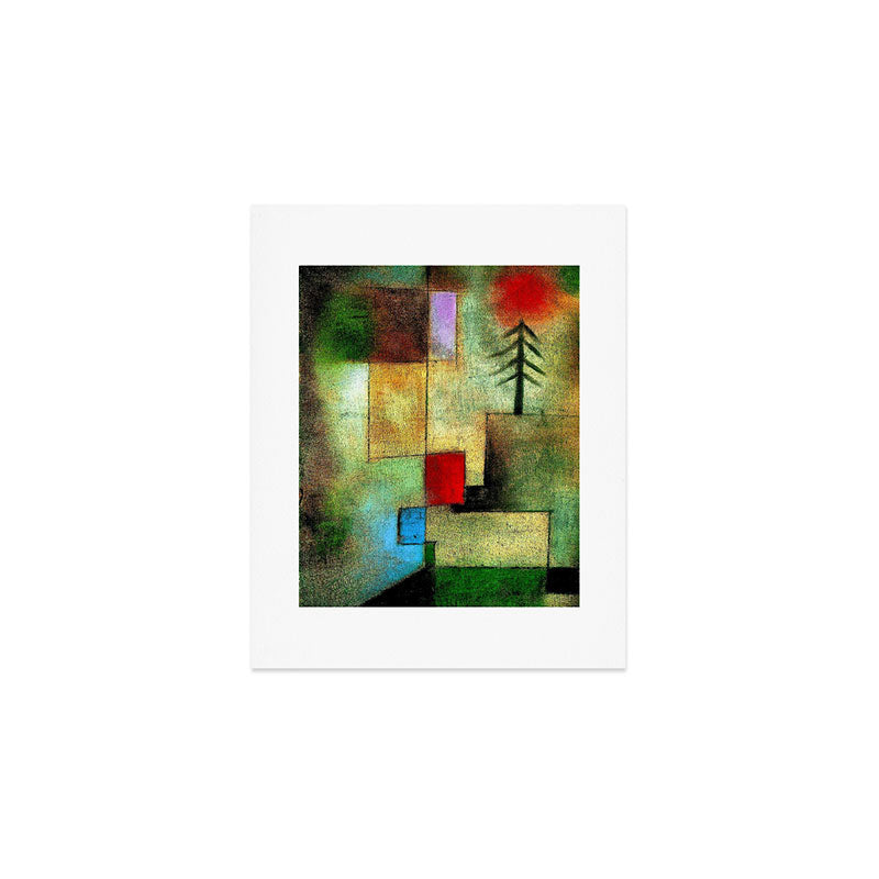 "Little Painting of Fir-Trees" by Paul Klee (1922) Art Print Gallery Image 1