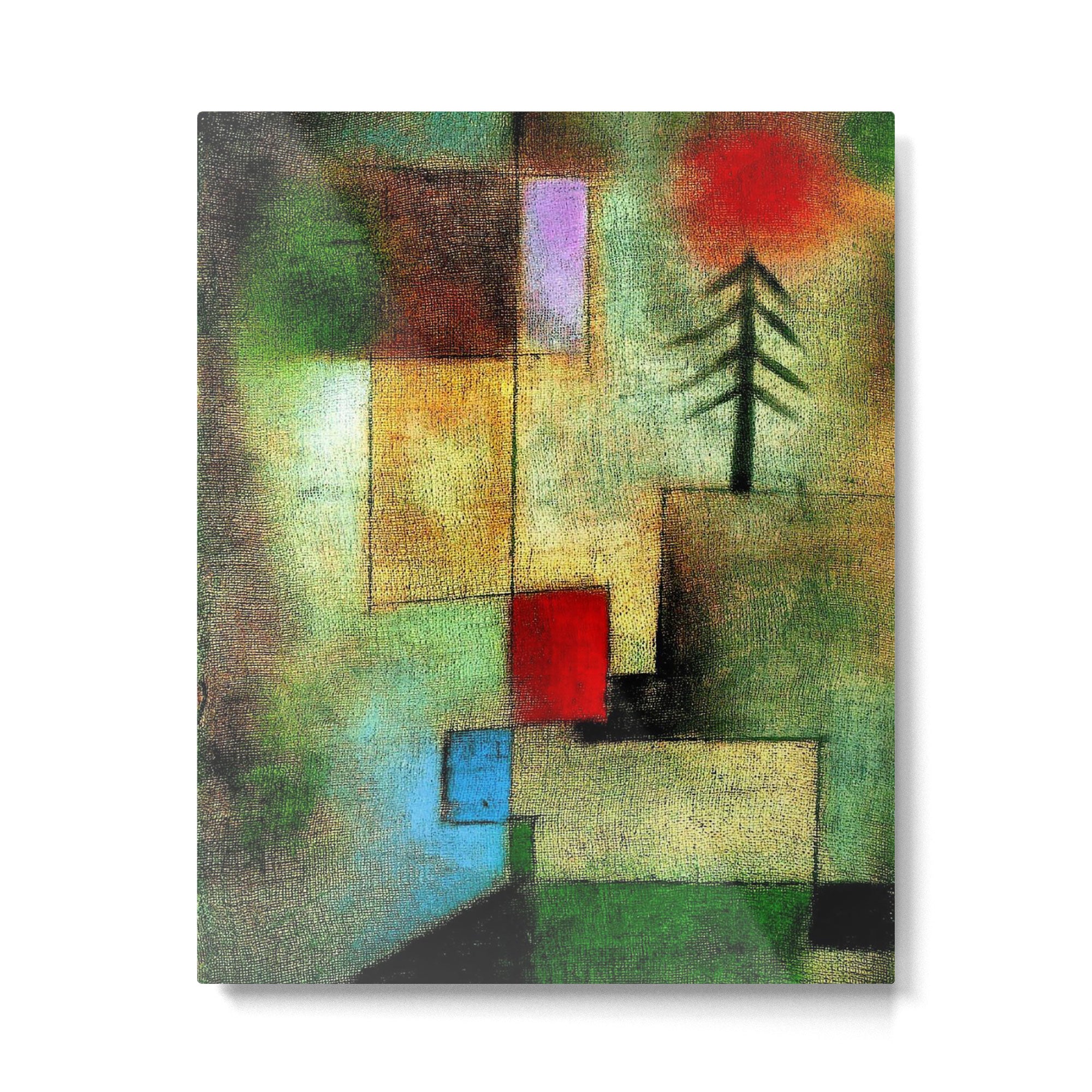 "Little Painting of Fir-Trees" by Paul Klee (1922) Metal Print Gallery Image 4