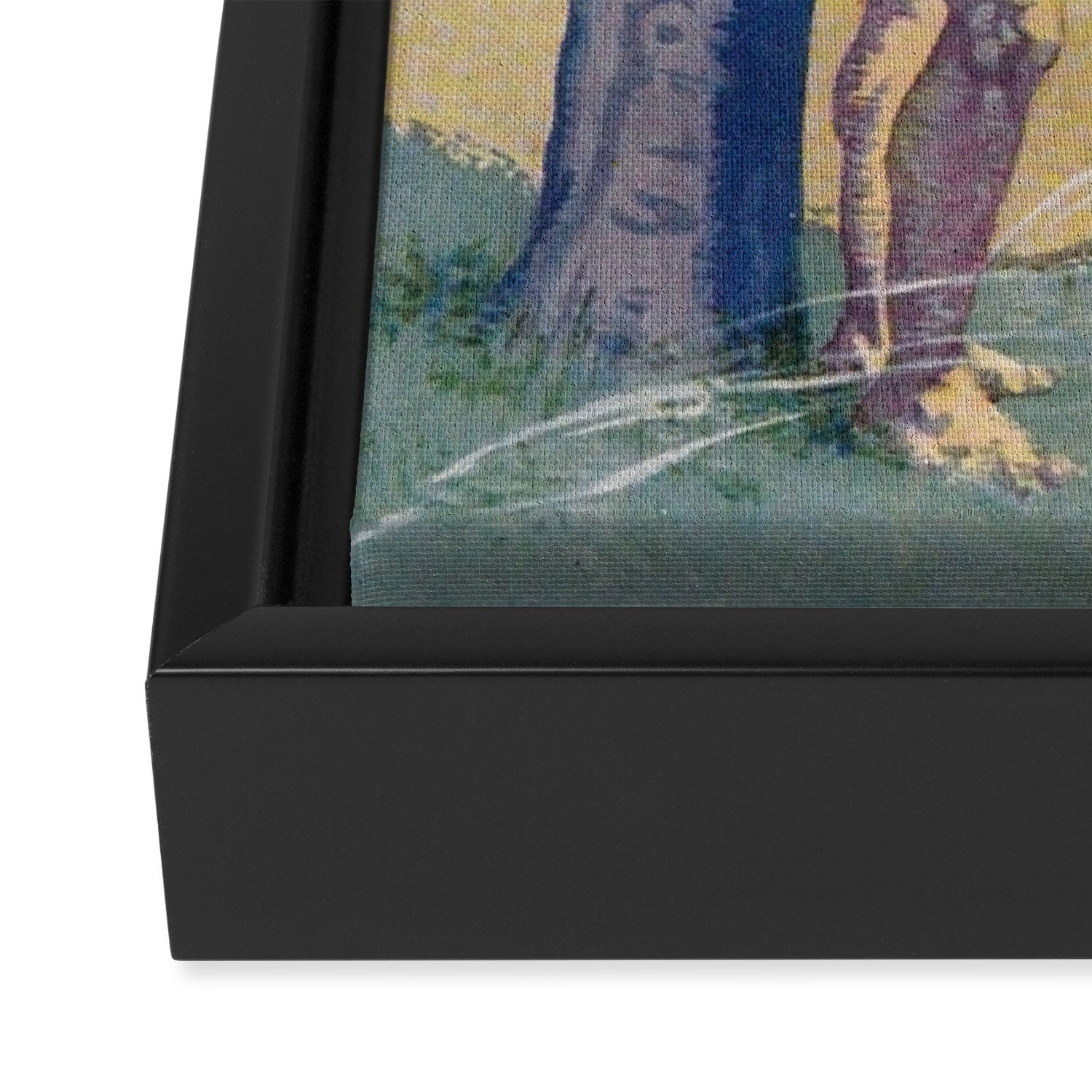 "Living beings, identities now doubtless near us in the air that we know not of" (Margaret C. Cook) Framed Canvas Print Gallery Image 3