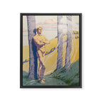 "Living beings, identities now doubtless near us in the air that we know not of" (Margaret C. Cook) Framed Canvas Print Gallery Image 6